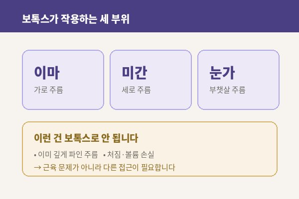 뷰티온의원 수원망포점 :: 보톡스, 이 세 곳이면 충분합니다