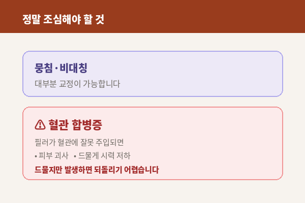 뷰티온의원 수원망포점 :: 필러, 정말 조심해야 할 것