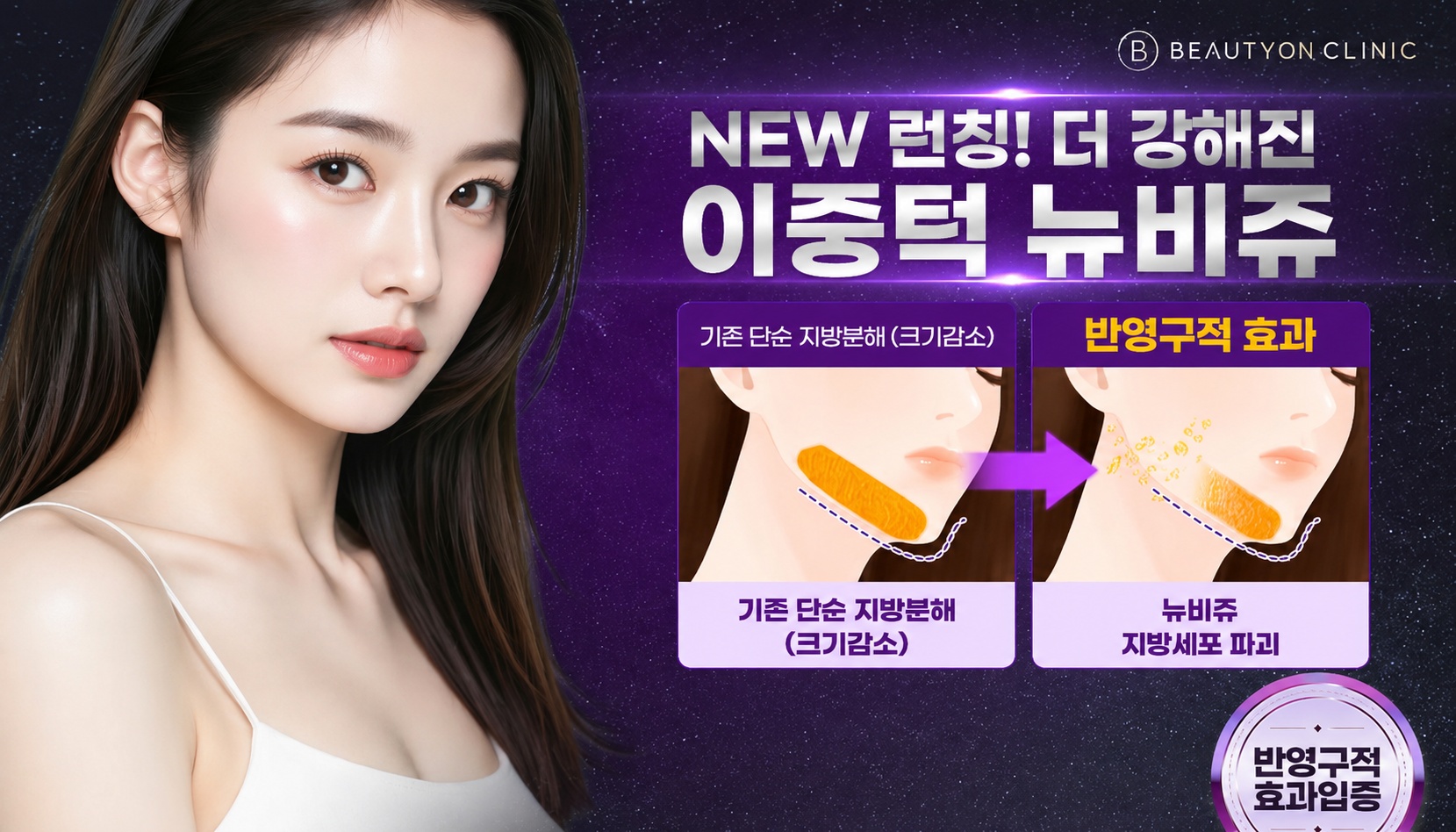 뷰티온의원 통영점 :: 프리미엄 이중턱 주사(뉴비쥬)