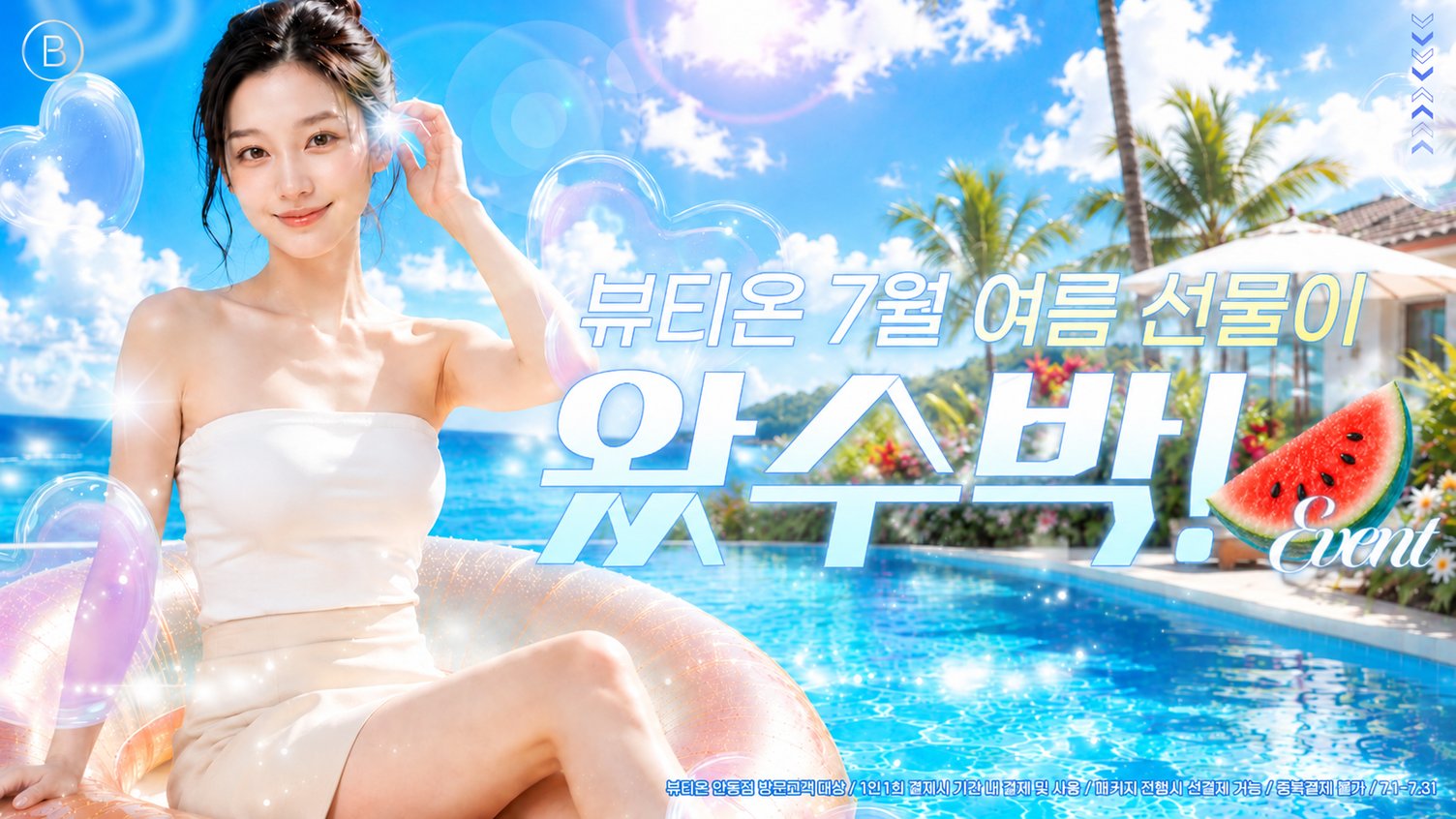 뷰티온의원 안동점 :: [7월] 여름 선물이 왔수박🍉