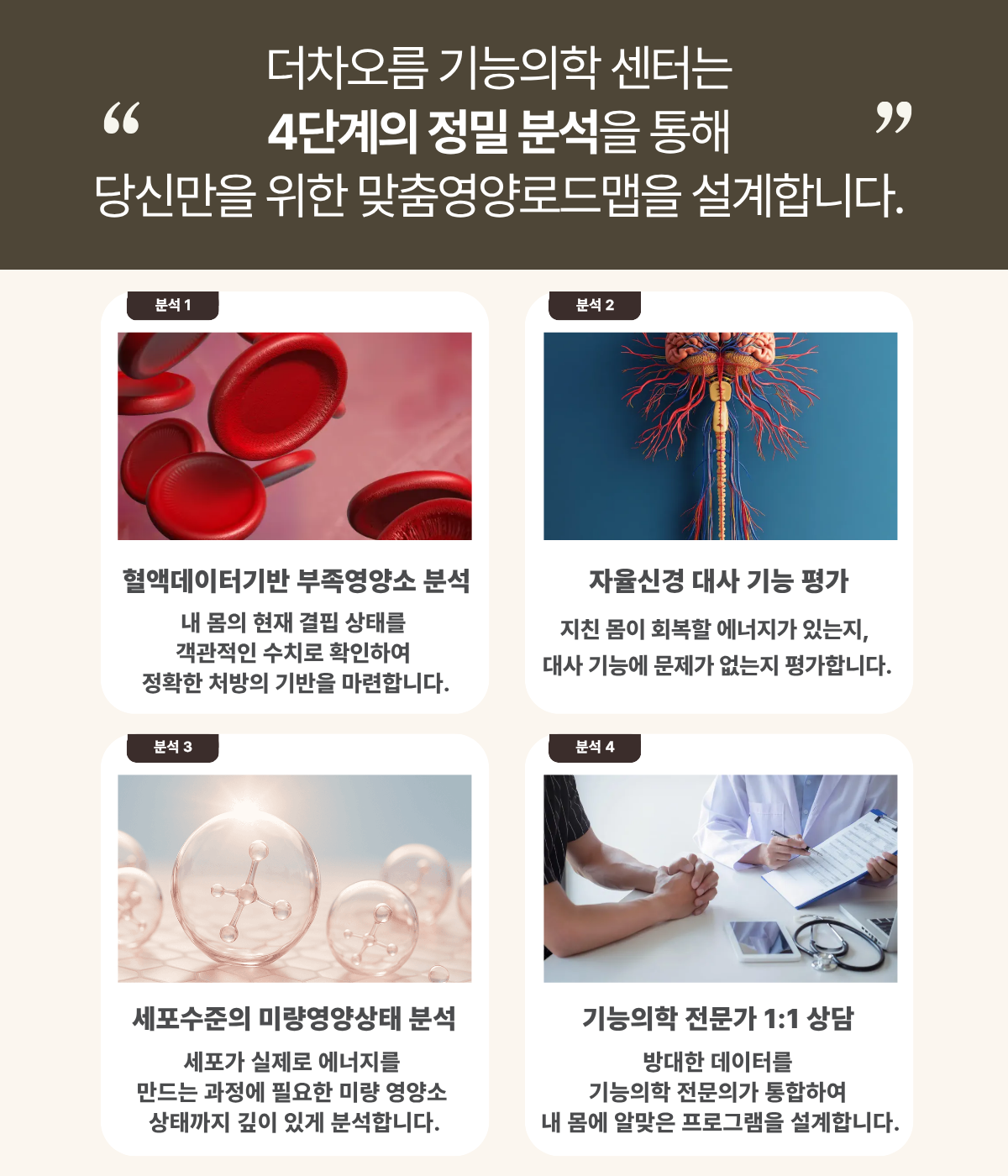 더 차오름의원 :: 기능의학 검사