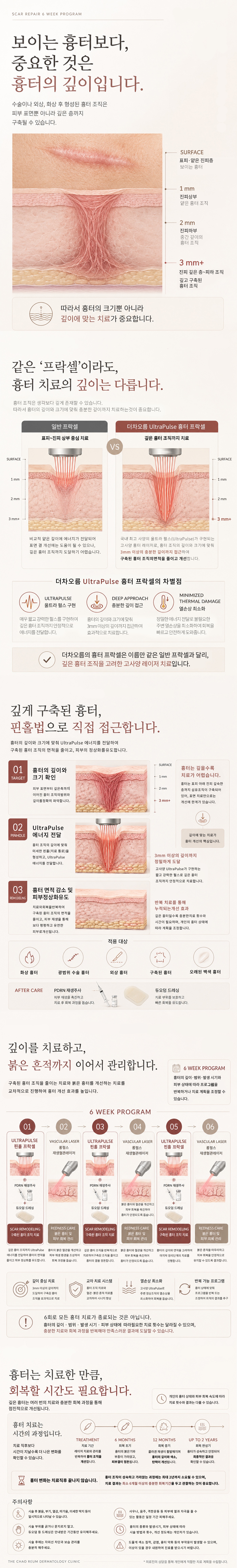 더 차오름의원 :: 흉터 리페어 6주 프로그램