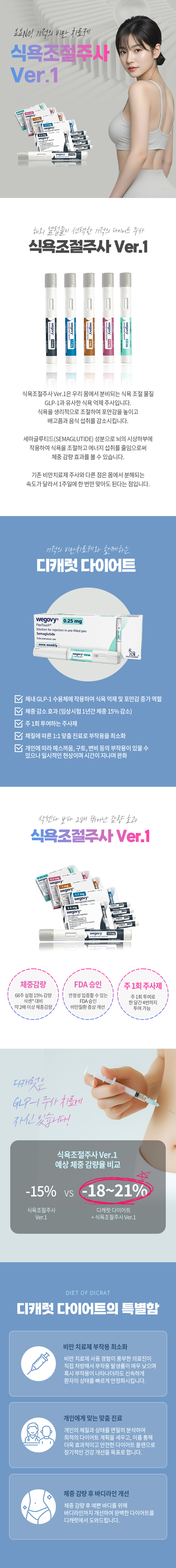 디캐럿의원 신사본점 :: 식욕조절주사 Ver.1