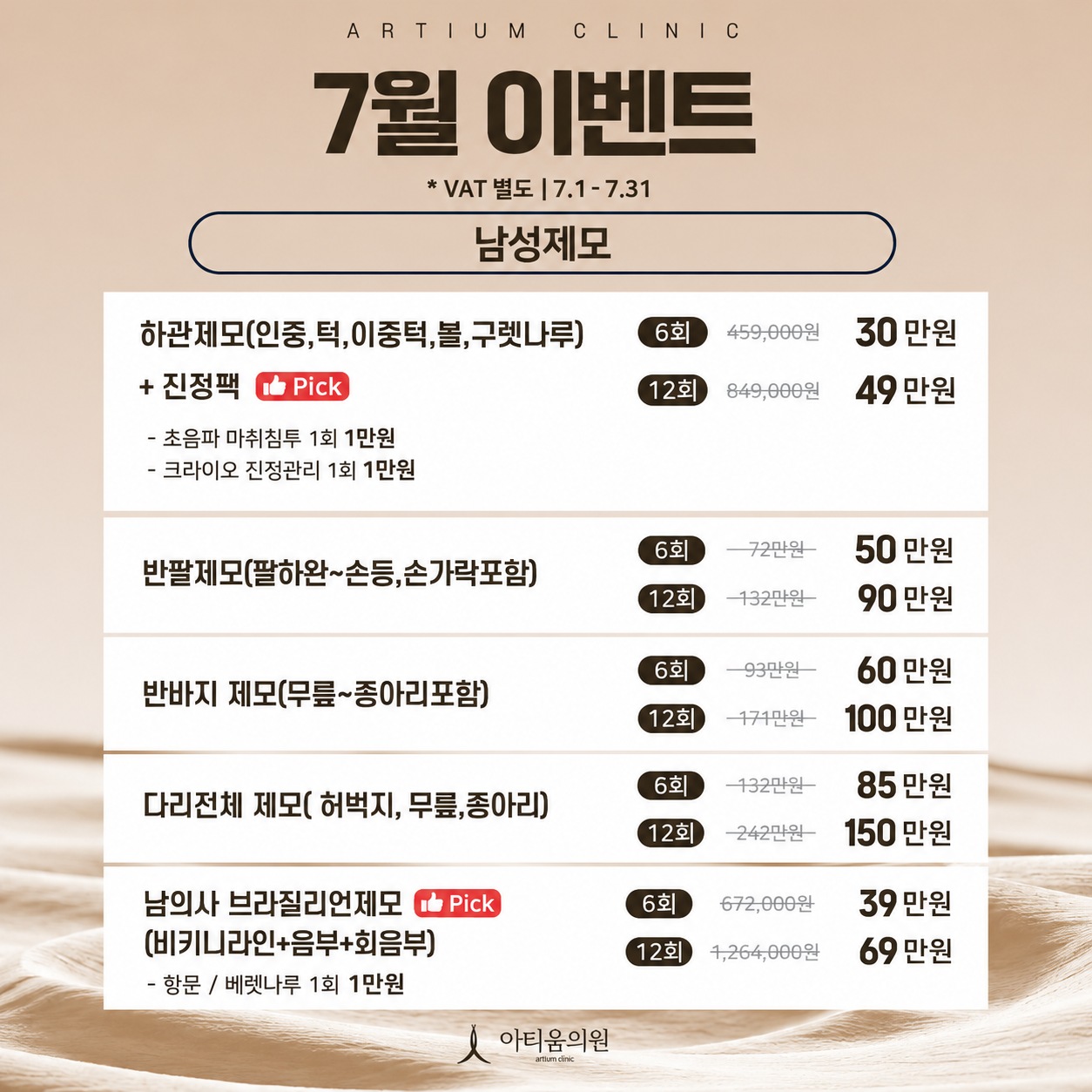 남성제모